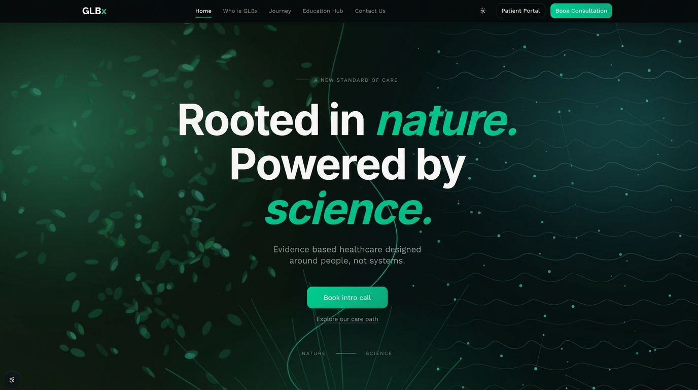 GLBx patient operations portal